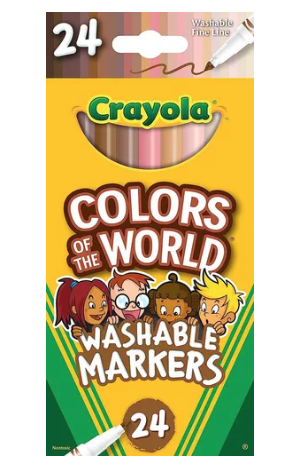 Crayola Marcadores Colors Of The World 24 Piezas