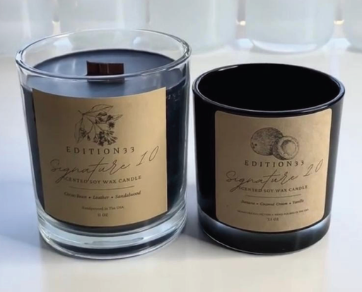 Vela Vaso Negro Chantal