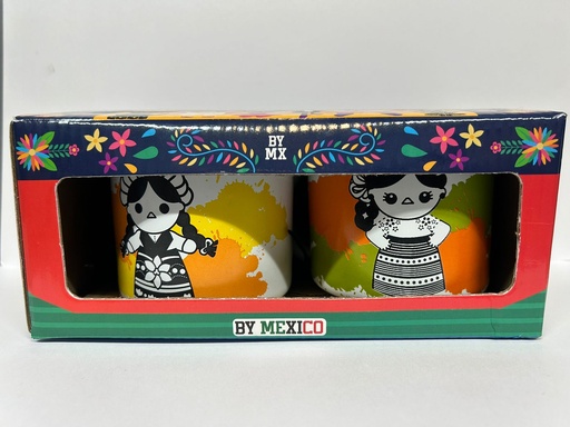 Duo Pocillos Muñecas